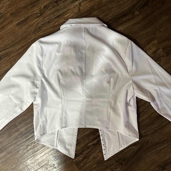 Never worn- low cut, corset blouse - Picture 3 of 8